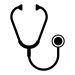 1364448514-612×612 Stethoscope icon vector. Stethoscope icon for medical design. Medical care symbol.